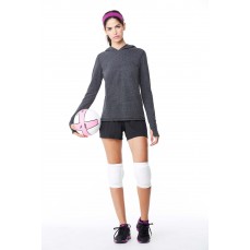 Women´s Performance Triblend Long Sleeve Hooded Pullover With Runner´s Thumb All Sport W3101 - Bluzy sportowe