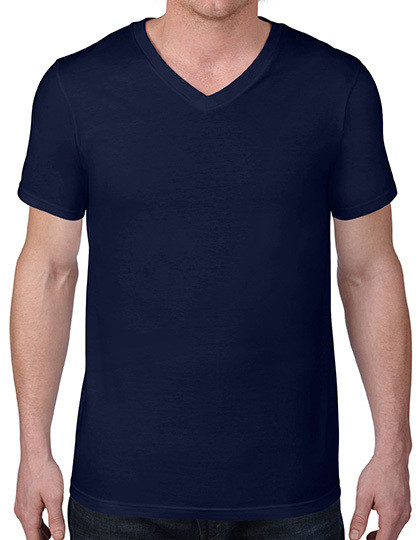 Koszulka męska Fashion V-Neck Tee Anvil 982 - Dekolt w kształcie V