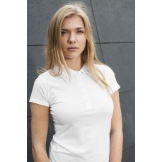 Damska koszulka polo z dżerseju Build Your Brand BY023 - 100% bawełna