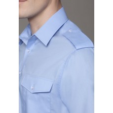 Men´s Tailored Fit Pilot Shirt Short Sleeve Kustom Kit KK133 - Koszule biznesowe