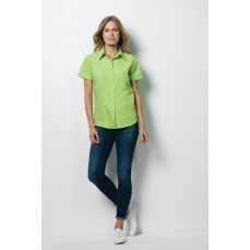 Women´s Classic Fit Workforce Poplin Shirt Short Sleeve Kustom Kit KK728 - Z krótkim rękawem