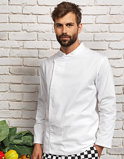 Chef´s Long Sleeve Pull on Tunic Premier Workwear PR669 - Kurtki szefa kuchni