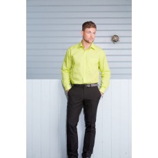 Men´s Long Sleeve Classic Polycotton Poplin Shirt Russell Collection R-934M-0 - Koszule biznesowe