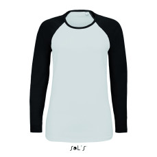 Women´s Milky Long Sleeve T-Shirt SOL´S 02943 - Z długim rękawem