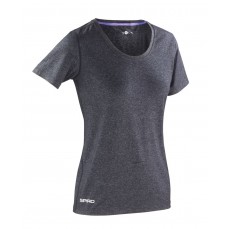 Women´s Fitness Shiny Marl T-Shirt SPIRO S271F - Damskie koszulki sportowe