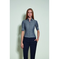 Women´s Blouse Slim Fit Short Sleeve Seidensticker 080614 - Koszule biznesowe