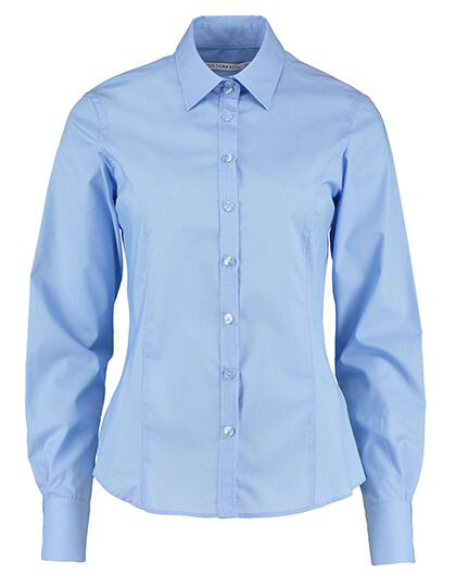 Women´s Tailored Fit Business Shirt Long Sleeve Kustom Kit KK743F - Koszule biznesowe