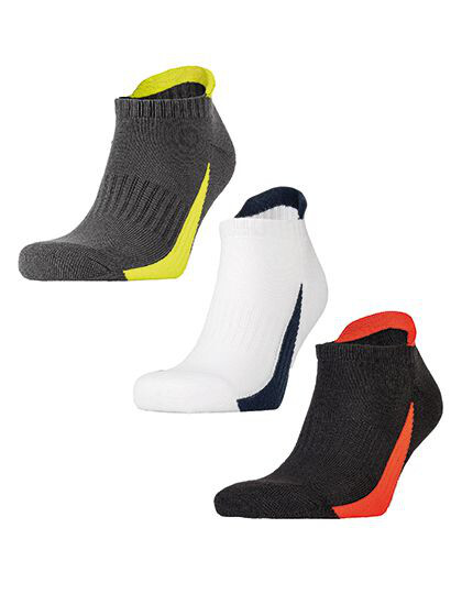 Sneaker Sports Socks (3 Pair Pack) SPIRO S293X - Spodnie treningowe