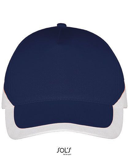 5 Panels Contrasted Cap Booster SOL´S 00595 - Czapki