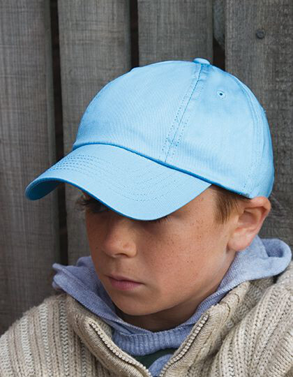 Junior Low Profile Cotton Cap Result Headwear RC018J - Odzież dziecięca