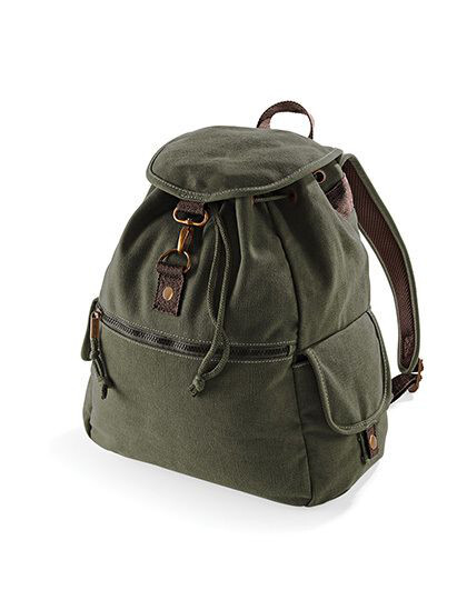Vintage Canvas Backpack Quadra QD612 - Torby podróżne