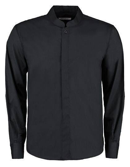 Men´s Tailored Fit Mandarin Collar Shirt Long Sleeve Bargear KK123 - Korporacyjna