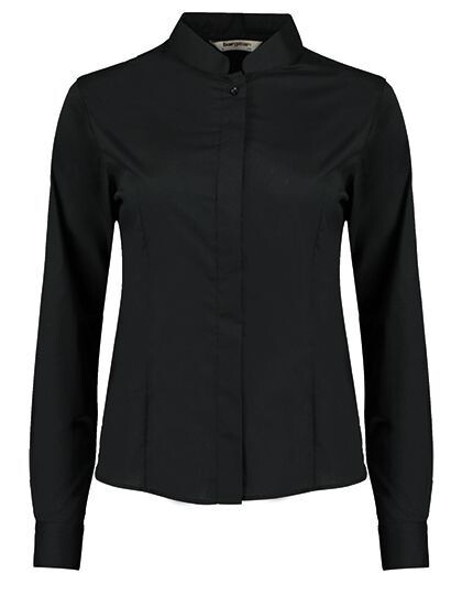 Women´s Tailored Fit Shirt Mandarin Collar Long Sleeve Bargear KK740 - Koszule damskie