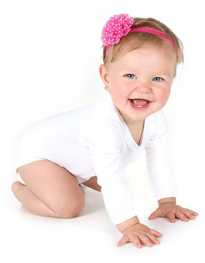 Long Sleeve Baby Bodysuit Polyester Link Sublime Textiles ROM550 - Odzież reklamowa