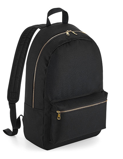 Metallic Zip Backpack BagBase BG235
