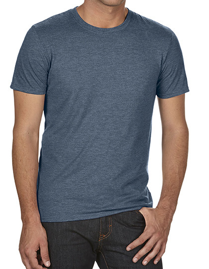 Koszulka Tri-Blend Tee Anvil 6750 - Z kolorowymi rękawami
