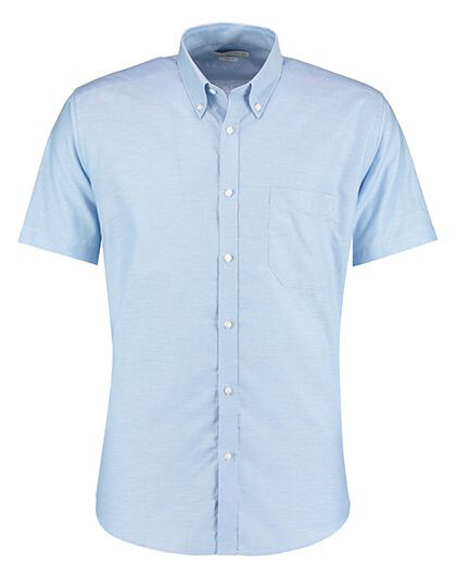Men´s Slim Fit Workwear Oxford Shirt Short Sleeve Kustom Kit KK183 - Korporacyjna