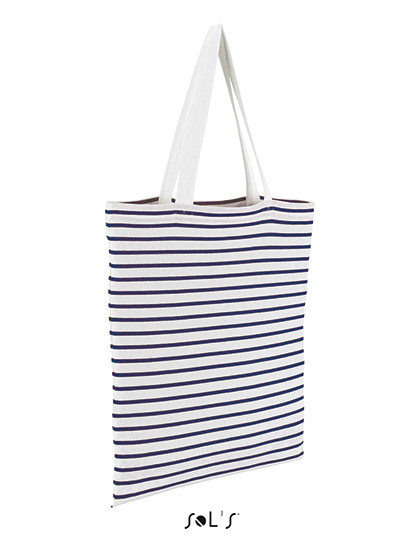 Striped Jersey Shopping Bag Luna SOL´S Bags 02097