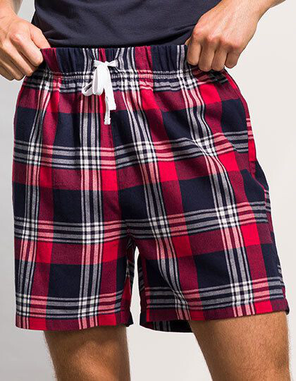 Men´s Tartan Lounge Shorts SF SF082 - Spodnie długie i krótkie