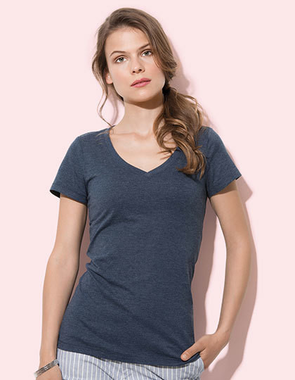 Koszulka damska Lisa V-Neck-T Stedman ST9910 - Dekolt w kształcie V