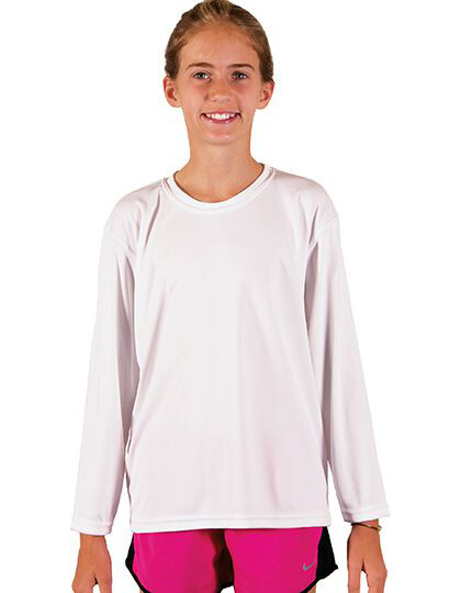 Youth Solar Performance Long Sleeve T-Shirt Vapor Apparel M780 - Męskie koszulki sportowe