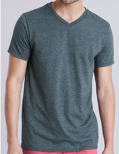 Softstyle® Adult V-Neck T-Shirt Gildan 64V00 - Odzież reklamowa