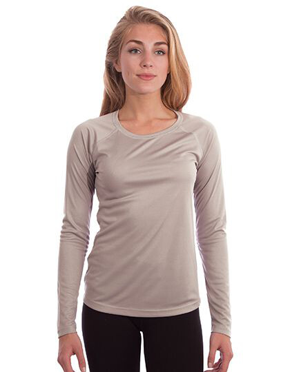 Ladies Solar Performance Long Sleeve T-Shirt Vapor Apparel M750 - Z długim rękawem