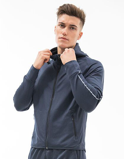 Men´s Hoodie With Reflective Tape Tombo TL550 - Bluzy