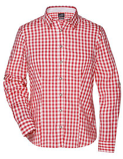 Ladies´ Traditional Shirt James&Nicholson JN637 - Koszule damskie