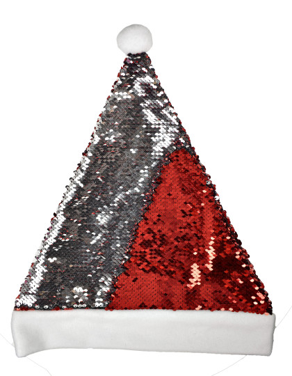 Christmas Hat with Sequins printwear 4007 - Czapki