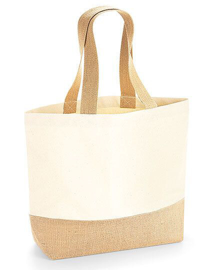 Jute Base Canvas Bag Westford Mill W451 - Torby