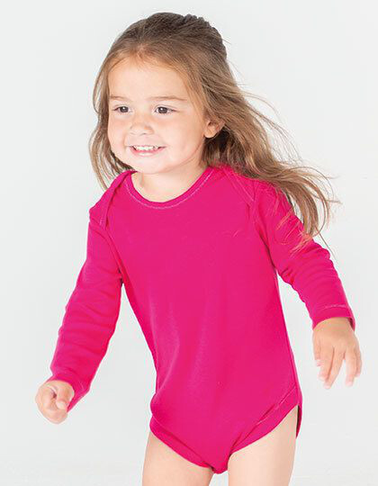 Long Sleeved Baby Bodysuit Larkwood LW052 - Odzież reklamowa
