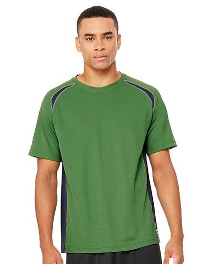 Unisex Colorblock Short Sleeve Tee All Sport M1004 - Męskie koszulki sportowe