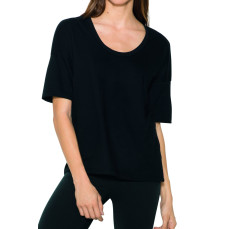 Women`s Power Wash Deep U-Neck T-Shirt American Apparel RSA2320W - Szeroki dekolt