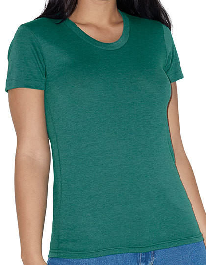 Women´s Tri-Blend Track T-Shirt American Apparel TR301W - Okrągły dekolt