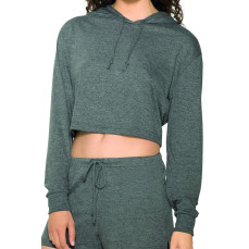 Women`s Tri-Blend Cropped Hoodie American Apparel RSATR3353W - Tylko damskie