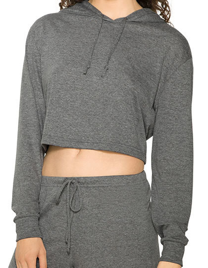 Women`s Tri-Blend Cropped Hoodie American Apparel RSATR3353W - Tylko damskie