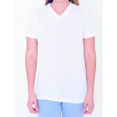 Women´s Sublimation Classic V-Neck T-Shirt American Apparel PL356W - Dekolt w kształcie V