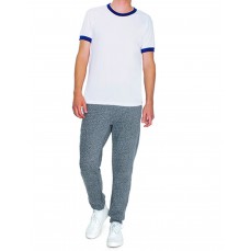 Unisex Poly-Cotton Short Sleeve Crew Neck T-Shirt American Apparel BB401W - Z krótkim rękawem