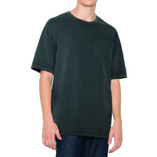 Unisex French Terry Garment Dyed T-Shirt American Apparel TF402W - Okrągły dekolt