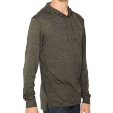 Unisex Tri-Blend Longsleeve Hoodie American Apparel RSATR436W - Z kapturem