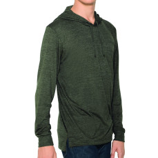 Unisex Tri-Blend Longsleeve Hoodie American Apparel RSATR436W - Z kapturem