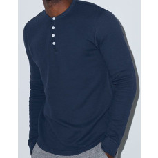 Unisex Baby Thermal Long Sleeve Henley American Apparel T457W - Z długim rękawem