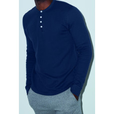 Unisex Baby Thermal Long Sleeve Henley American Apparel T457W - Z długim rękawem