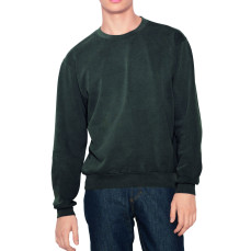 Unisex French Terry Garment Dyed Crew American Apparel TF478W - Wkładane przez głowę