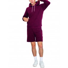 Unisex Mock Twist Pullover Hooded Sweatshirt American Apparel MT498W - Tylko męskie