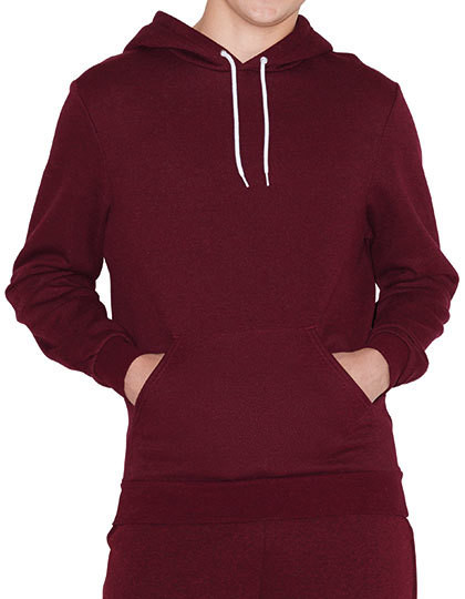 Unisex Mock Twist Pullover Hooded Sweatshirt American Apparel MT498W - Tylko męskie