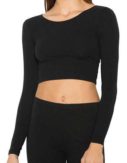 Women´s Long Sleeve Crop Top American Apparel 8379W - Damskie koszulki sportowe