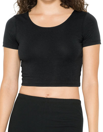 Women´s Jersey Crop Top American Apparel RSA8380W - Z krótkim rękawem