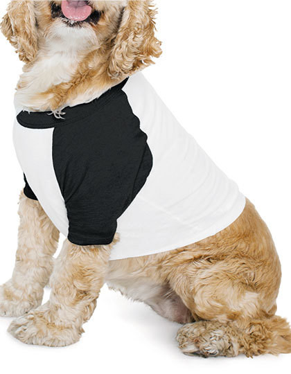 Dog Poly-Cotton 3/4 Sleeve Raglan T-Shirt American Apparel BB953W - Nici, folie i akcesoria